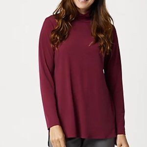 Susan Graver Modern Essentials Liquid Knit Turtleneck 9242